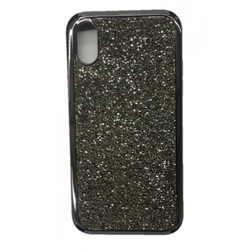 iPhone XR Glitter Bling Case Black